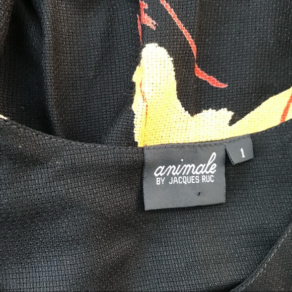 Dress big sunflower 80’s rayon - Picture 8 of 8